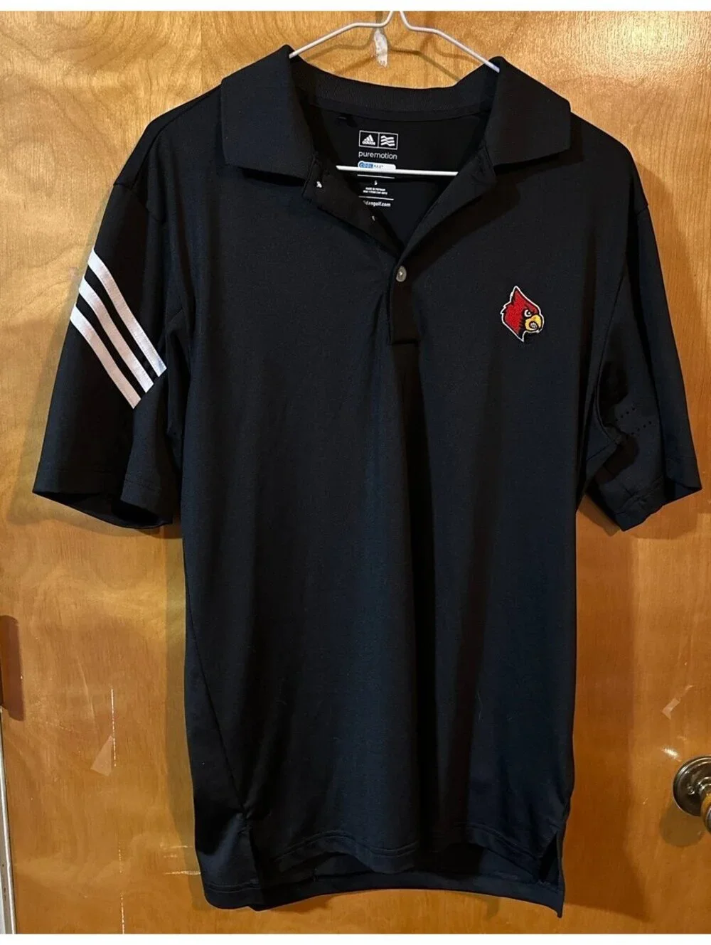 Adidas Louisville cardinals polo size small
